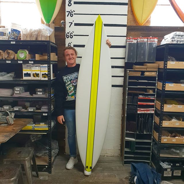 Lachlan finished up with this 7’0 Hawaiian gun